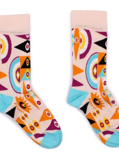 Hop Hare Bamboo Socks (41-46) - Psychedelic Evil Eye