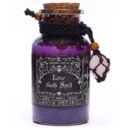 Ancient Witch Bath Spell Potion & Rose Quartz Crystal Amulet - Love