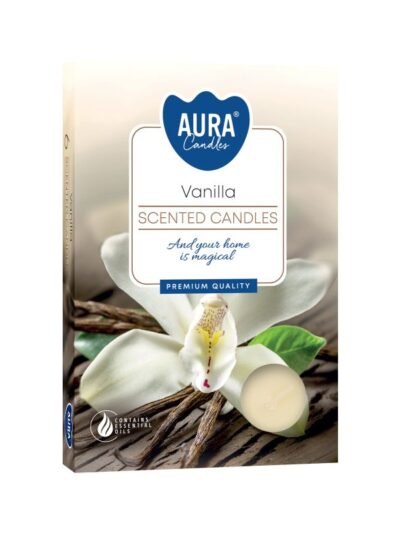 Set of 6 Scented Tealights - Vanilla