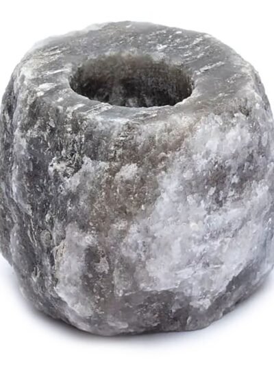 Grey Salt Candle Holder 600-800g