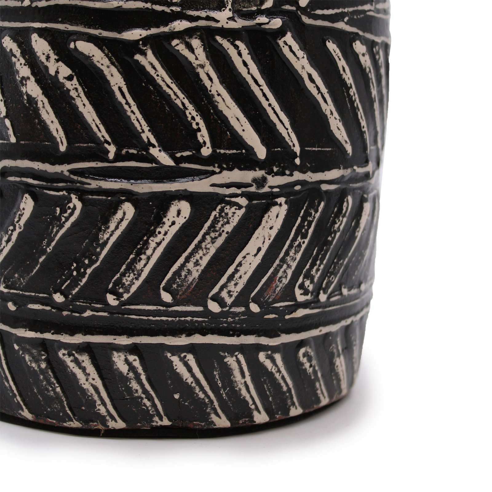 Greek Taper Vase - Chocolate - Image 3
