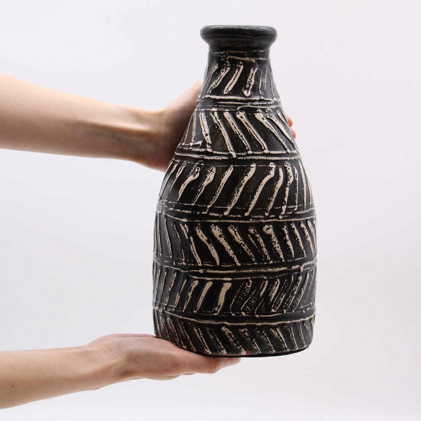 Greek Taper Vase - Chocolate - Image 5